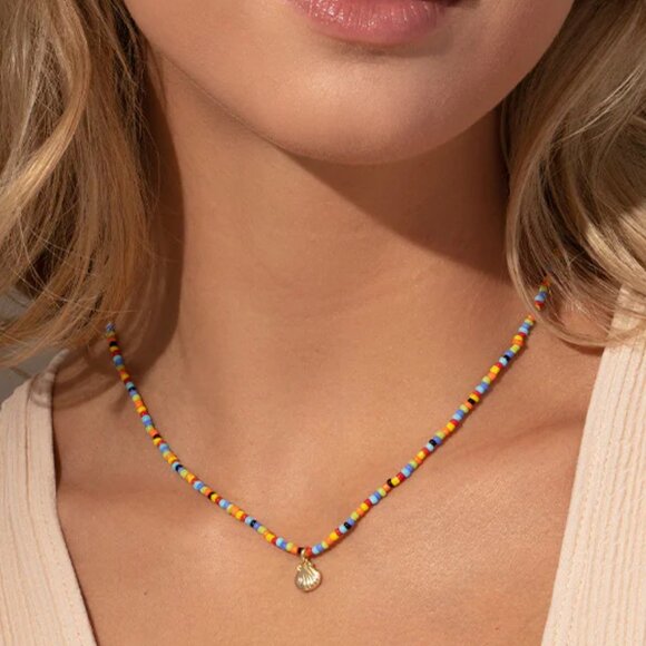 Uncommon James Jewelry - Uncommon James Beaded Shell Necklace